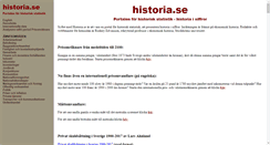 Desktop Screenshot of historia.se
